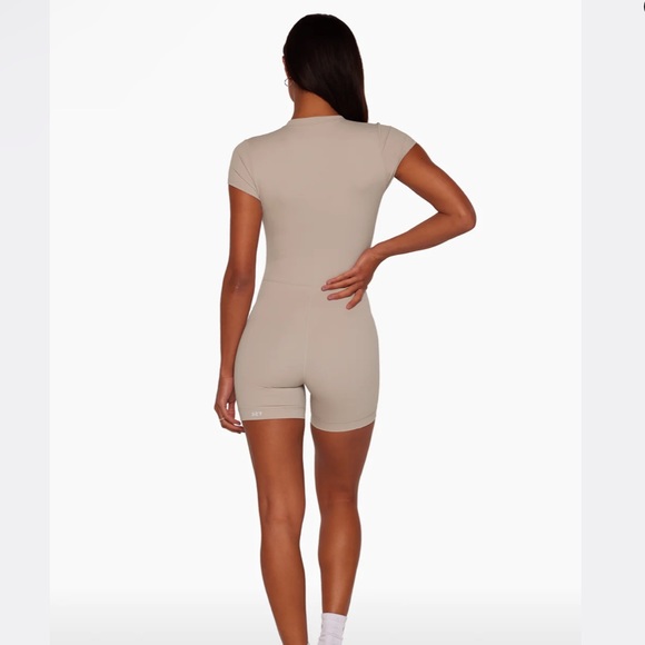 SPORTBODY® MOCK ZIP SHORTYSUIT - ONYX - Picture 3 of 4